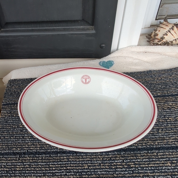 1930 United States Army Medical Department  World War II Oval Glass Bowl - Picture 5 of 10